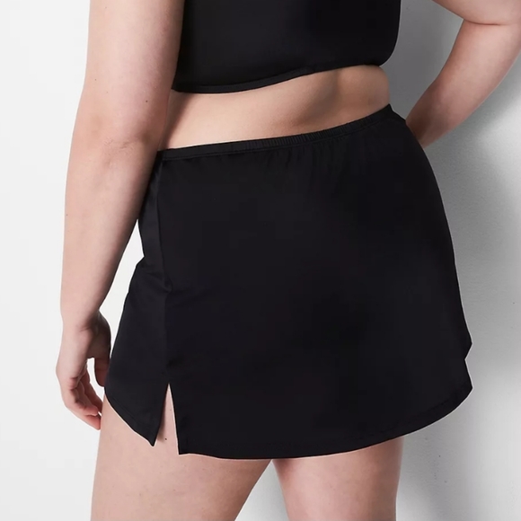 Plus Size 18 Black Swim Skirt 🏊‍♂️  lane bryant cacique - Picture 2 of 3